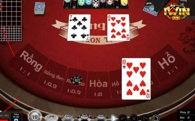 Các loại cược trong Rồng Hổ